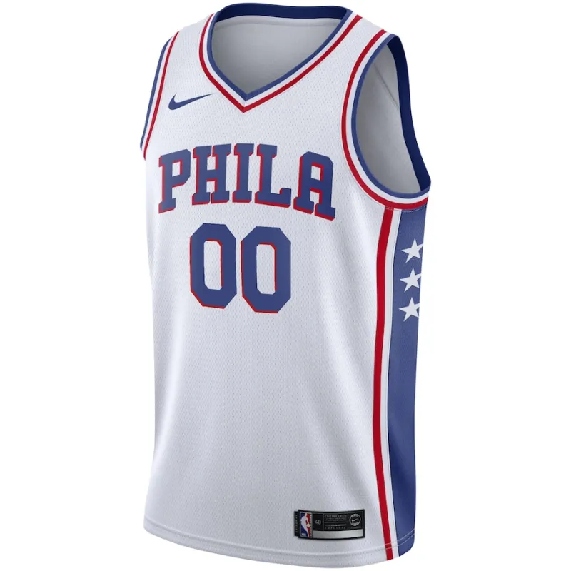 Philadelphia 76ers 2020/2021 Swingman Angepasstes Jersey - Association-Edition - Weiß