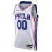 Philadelphia 76ers Unisex 2022/23 Saison Swingman Angepasstes Jersey - Association-Edition - Weiß