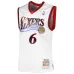 Allen Iverson Philadelphia 76ers Mitchell & Ness 2001/2002 Klassische Edition Swingman Jersey - Weiß