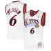 Allen Iverson Philadelphia 76ers Mitchell & Ness 2001/2002 Klassische Edition Swingman Jersey - Weiß