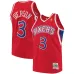 Allen Iverson Philadelphia 76ers Mitchell & Ness 1996/1997 Klassische Edition Swingman Jersey - Rot