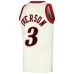 Allen Iverson Philadelphia 76ers Mitchell & Ness Swingman Jersey - Creme-Farbe