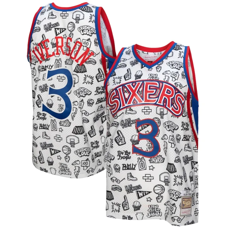 Allen Iverson 76ers Trikot 1996-97 - Mitchell & Ness HWC Retro