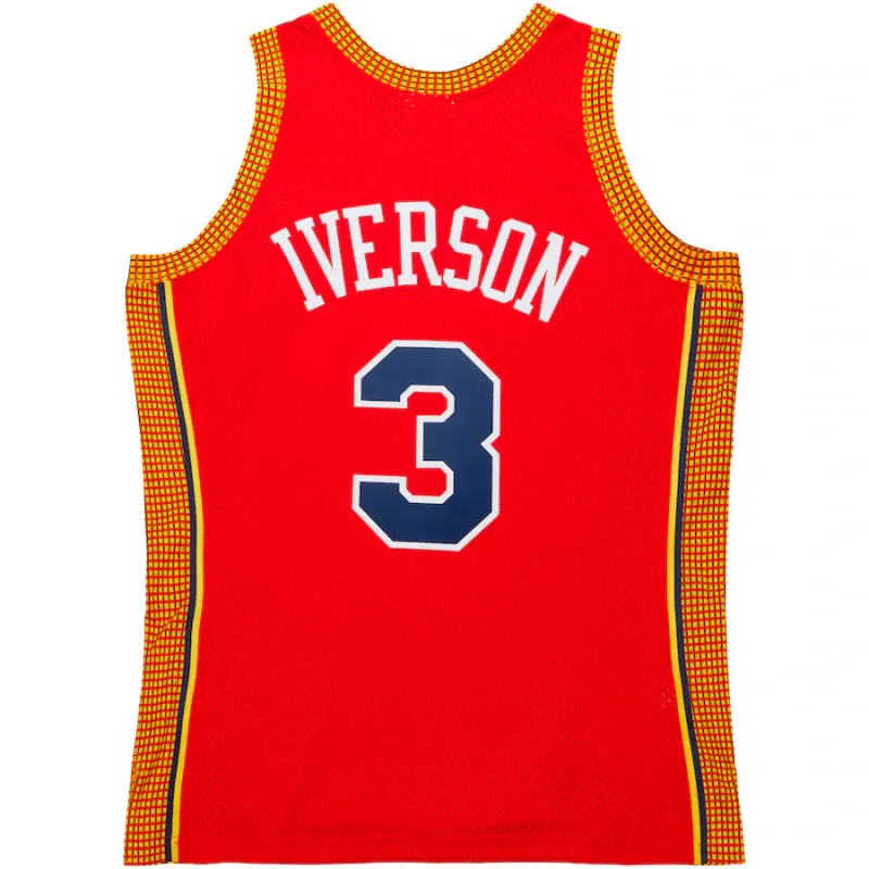 Allen Iverson Philadelphia 76ers Mitchell & Ness 2004/2005 Klassische Edition Swingman Jersey - Rot