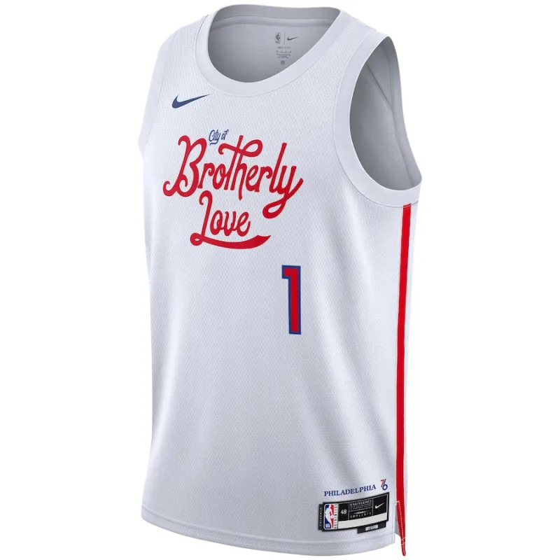 James Harden Philadelphia 76ers Unisex 2022/23 Saison Swingman Jersey - City Edition - Weiß