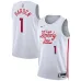 James Harden Philadelphia 76ers Unisex 2022/23 Saison Swingman Jersey - City Edition - Weiß