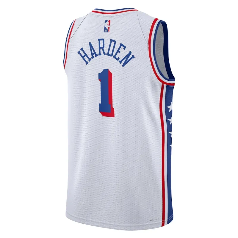 James Harden Philadelphia 76ers Unisex Swingman Jersey - Association Edition - White