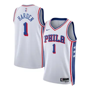James Harden Philadelphia 76ers Unisex Swingman Jersey - Association Edition - Weiß