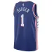 James Harden Philadelphia 76ers Camiseta Swingman - Edición Ícono - Azul Real