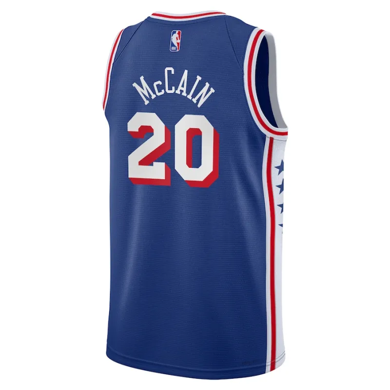 Jared McCain Philadelphia 76ers Jugend Swingman Jersey - Icon Edition - Königblau