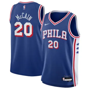 Jared McCain Philadelphia 76ers Jugend Swingman Jersey - Icon Edition - Königblau
