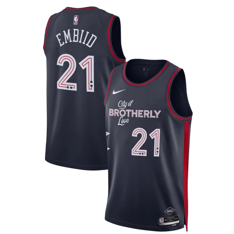 Joel Embiid 76ers City Edition Trikot 2023-24 - Unisex