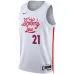 Joel Embiid Philadelphia 76ers Unisex 2022/23 Saison Swingman Jersey - City Edition - Weiß