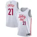 Joel Embiid Philadelphia 76ers Unisex 2022/23 Saison Swingman Jersey - City Edition - Weiß