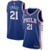 Joel Embiid Philadelphia 76ers Maillot Swingman Unisexe - Édition Icône - Bleu Royal