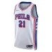 Joel Embiid Philadelphia 76ers Camiseta Swingman Unisex - Edición Asociación - Blanco
