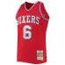 Julius Erving Philadelphia 76ers Mitchell & Ness 1982/83 Klassisches NBA 75. Jahrestag-Diamant-Fan-Edition-Jersey - Rot