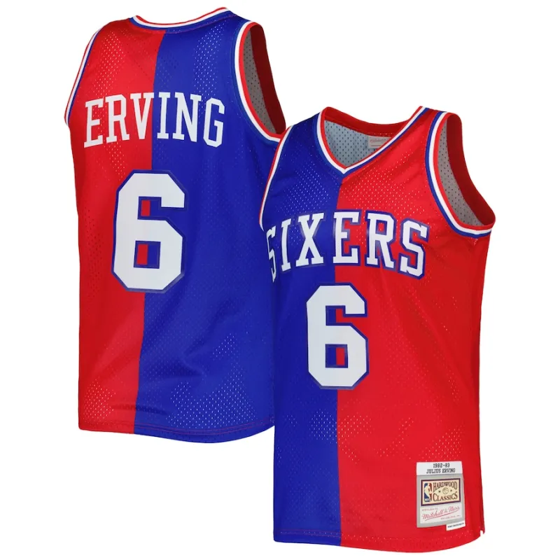 Maillot Julius Erving 76ers 82-83 - Mitchell & Ness Hardwood Classics