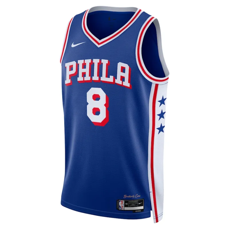 Paul George Philadelphia 76ers Unisex 2024 Offseason Hinzufügung Swingman-Jersey - Königblau