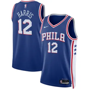 Tobias Harris Philadelphia 76ers Maglia Swingman Unisex - Edizione Icone - Blu Reale