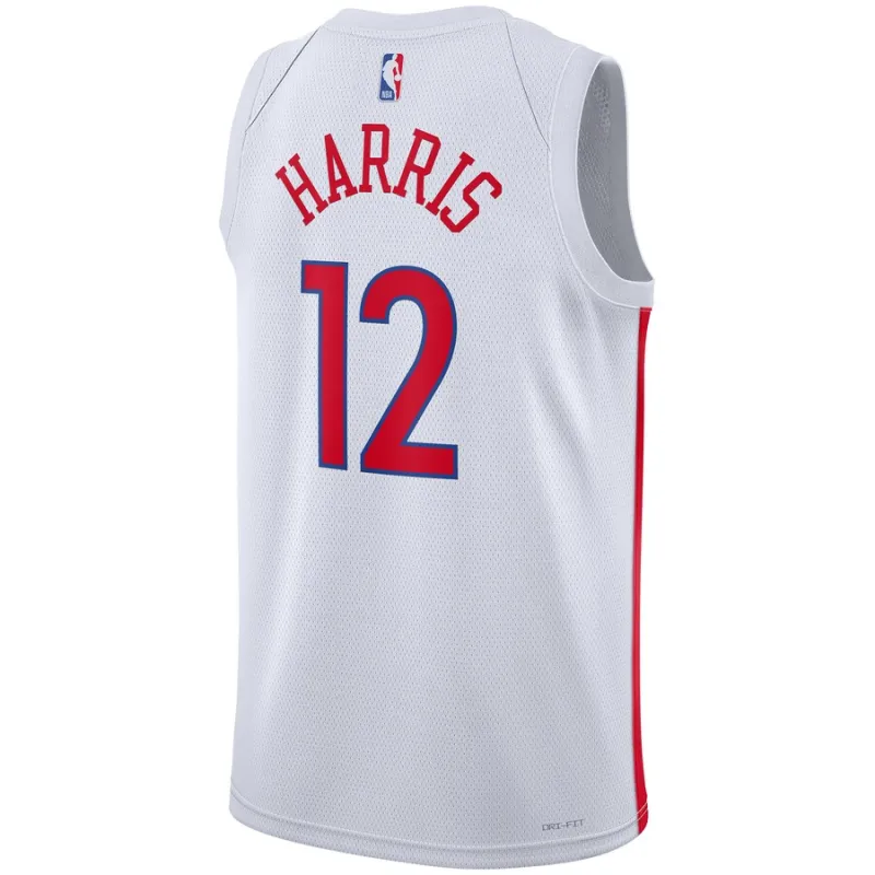 Tobias Harris Philadelphia 76ers Maillot Swingman de la Saison 2022/23 Unisexe - Édition Ville - Blanc