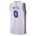 Tyrese Maxey Philadelphia 76ers Camiseta Swingman Unisex - Edición Asociación - Blanco