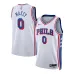 Tyrese Maxey Philadelphia 76ers Camiseta Swingman Unisex - Edición Asociación - Blanco