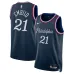 Philadelphia 76ers Joel Embiid 2025/26 Maillot Swingman - Édition Ville - Bleu