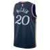 Philadelphia 76ers Jared McCain 2025/26 Maillot Swingman - Édition Ville - Bleu