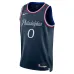 Philadelphia 76ers Tyrese Maxey 2025/26 Maillot Swingman - Édition Ville - Bleu