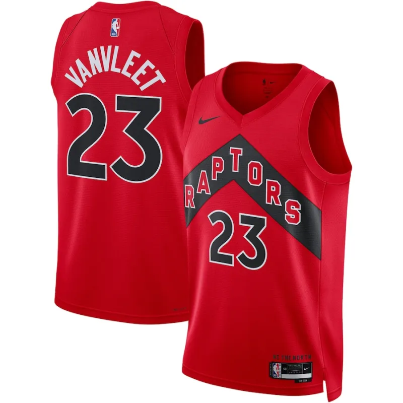 Fred VanVleet Toronto Raptors Maillot Swingman unisexe - Édition Icône - Rouge