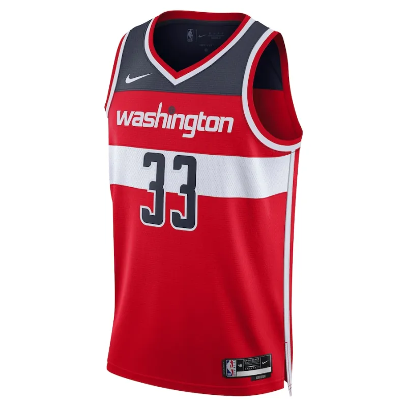 Maillot Kyle Kuzma Washington Wizards Swingman (Mixte)