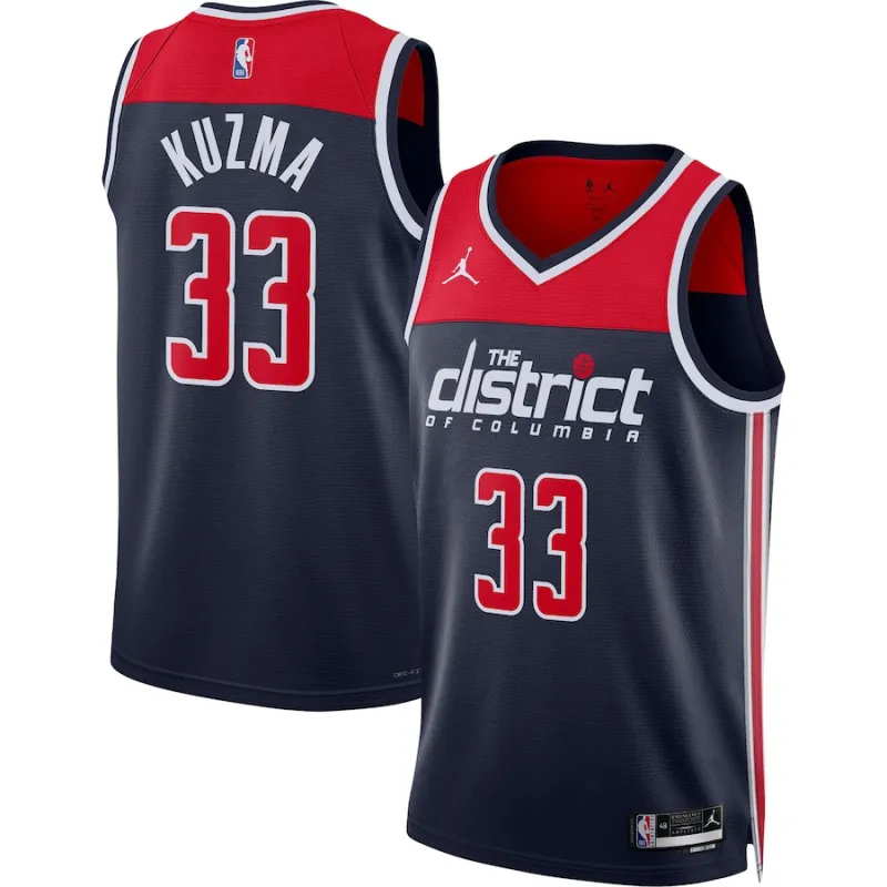 Camiseta Kyle Kuzma Washington Wizards Jordan Brand Swingman