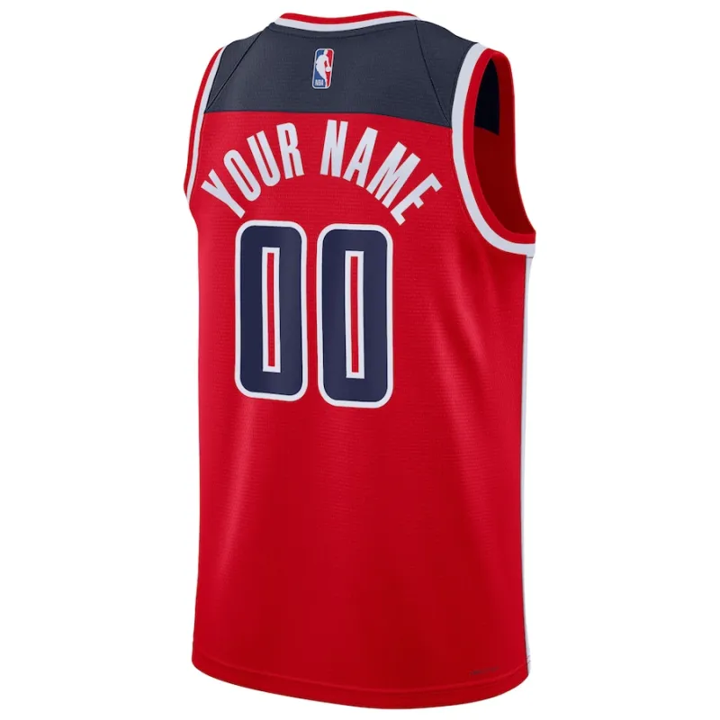 Washington Wizards Unisex Swingman Customized Jersey Icon Edition - Red