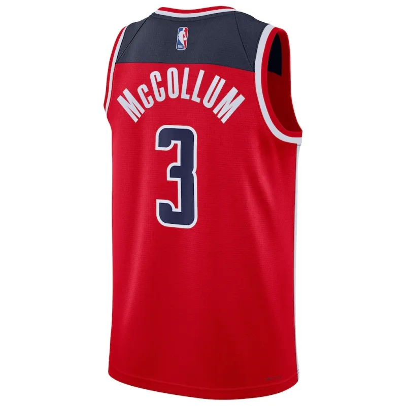 Washington Wizards Maillot Swingman McCollum - Édition Icon - Rouge