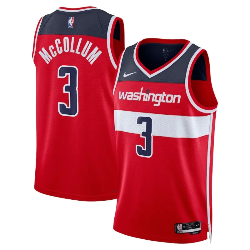 Washington Wizards Maillot Swingman McCollum - Édition Icon - Rouge