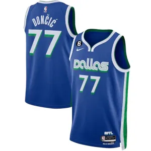 Dallas Mavericks LUKA DONCIC 2022/23 maglia edizione città blu