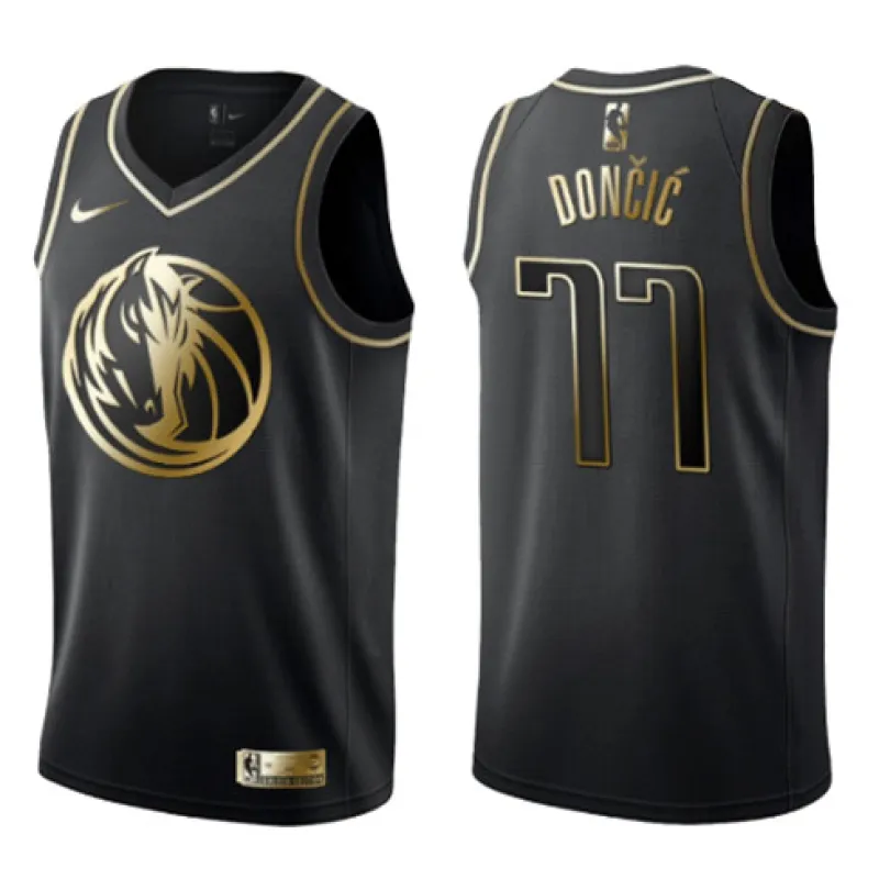Luka Doncic, Dallas Mavericks Noir