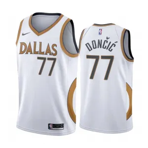 Luka Doncic, Dallas Mavericks Edizione Città 2020/21 Bianco