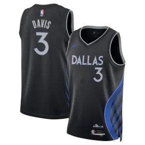 Dallas Mavericks Anthony Davis 2025/26 Maglia Unisex - Edizione Città - Nero