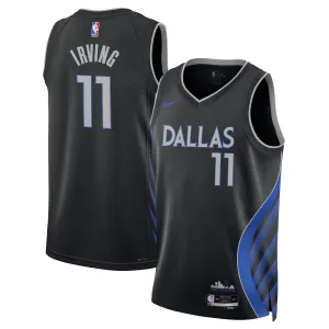 Dallas Mavericks Kyrie Irving 2025/26 Maglia Unisex - Edizione Città - Nero