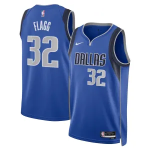 Maglia Swingman dei Dallas Mavericks Cooper Flagg - Edizione Icona - Blu
