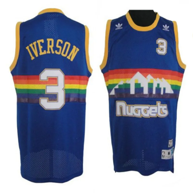 Allen Iverson, Denver Nuggets, Blau