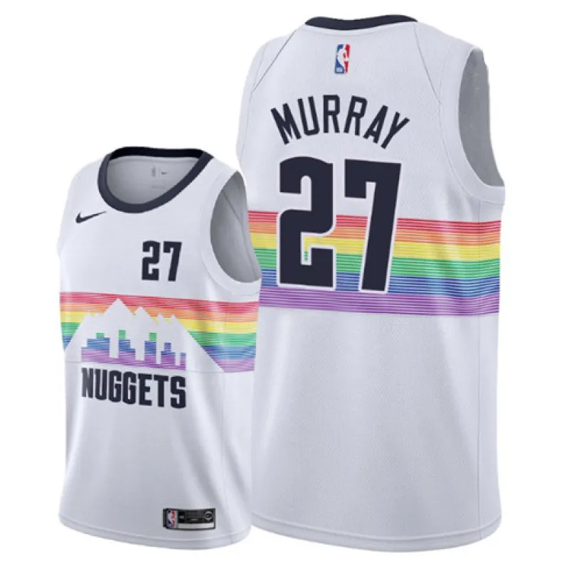 Jamal Murray, Denver Nuggets, City - Edition 2018/19, Weiß