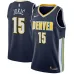 Nikola Jokic, Denver Nuggets, Dunkelblau