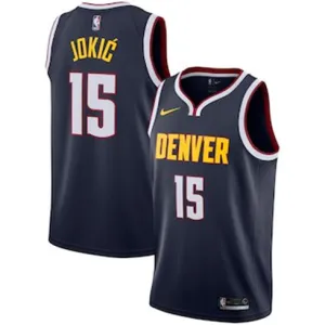 Nikola Jokic, Denver Nuggets, 2018/19, Dunkelblau
