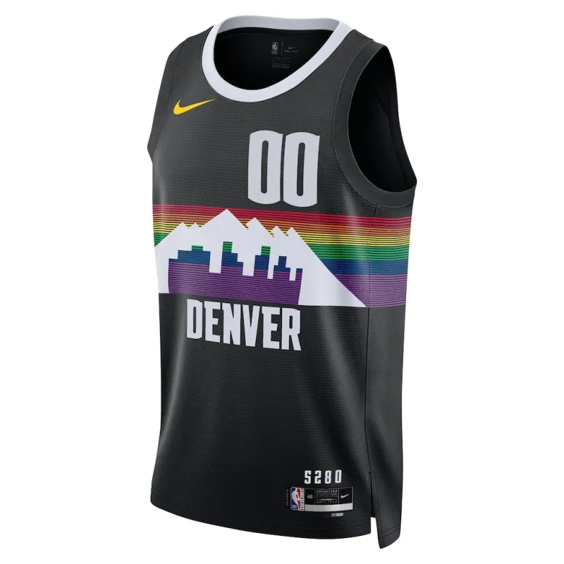 Denver Nuggets 2025/26 Swingman Unisex Trikot - Stadtedition - Schwarz