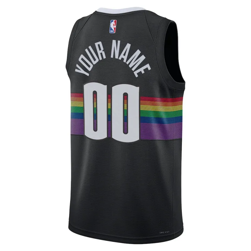 Denver Nuggets 2025/26 Swingman Unisex Trikot - Stadtedition - Schwarz