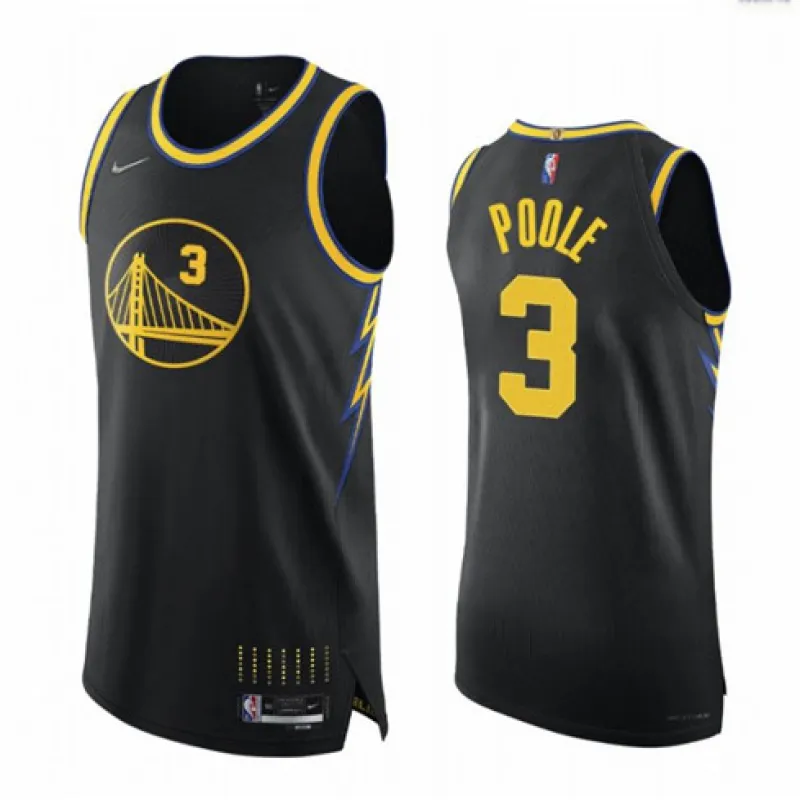 Jordan Poole, Golden State Warriors, City Edition 2021/22, Schwarz
