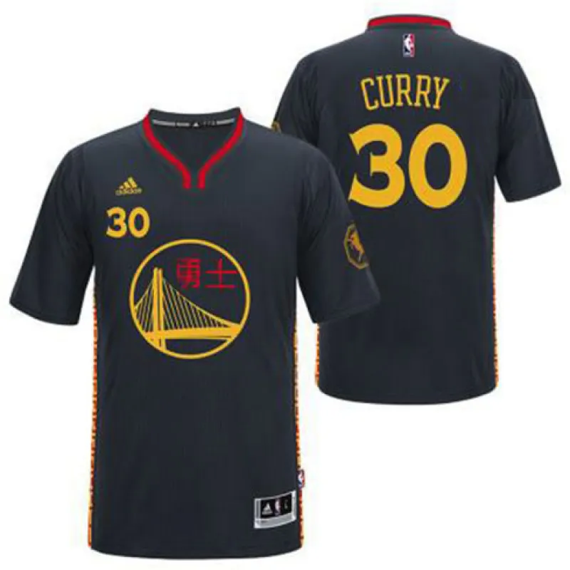 Golden State Warriors Stephen Curry City Edition Trikot Schwarz